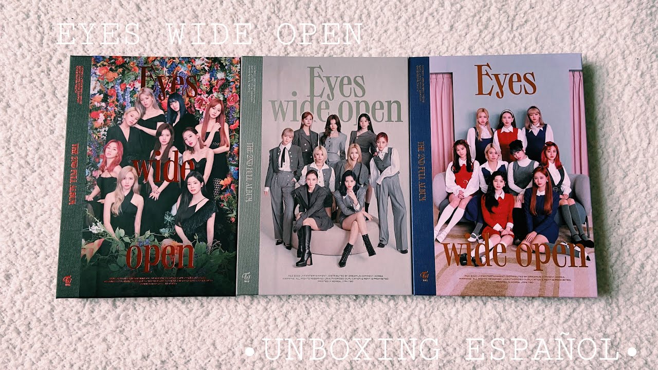 TWICE EYES WIDE OPEN | unboxing español + sorpresa