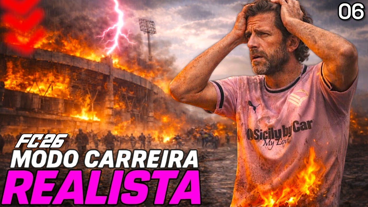 A FASE RUIM CHEGOU... E AGORA? - MODO CARREIRA REALISTA FC26 | EP6 🩷