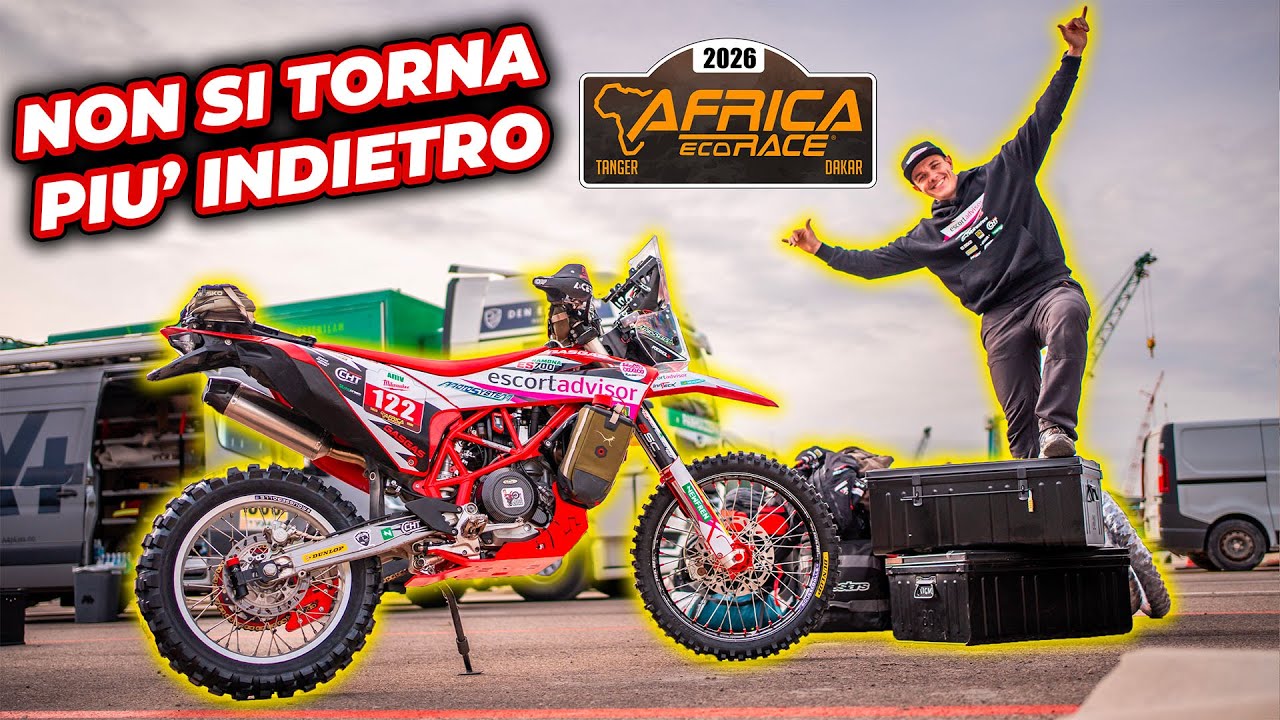 AFRICA ECO RACE 2026 - PRESENTAZIONE STAMPA, ULTIMI RITOCCHI E IMBARCO A MARSIGLIA