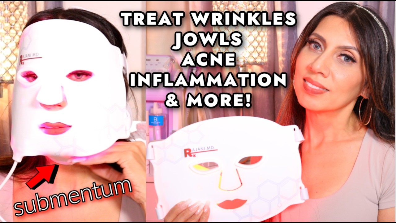 The LED Face Mask That Does It All! | RajaniMD PlasmaGlo Face & Jowl Mask Review