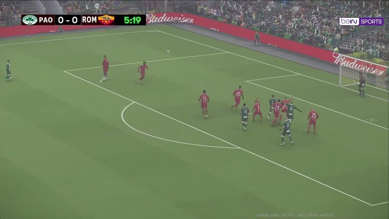 🔴In Diretta : Panathinaikos vs AS Roma | UEFA Europa 25/26 | eFootball PES 21 Full Match Simulation
