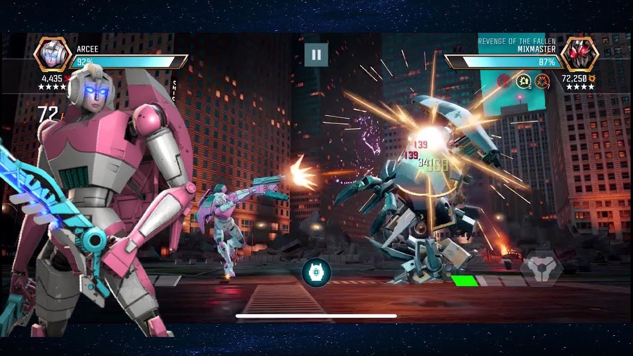 Arcee Gameplay - Rank 5 - Transformers: Forged to Fight