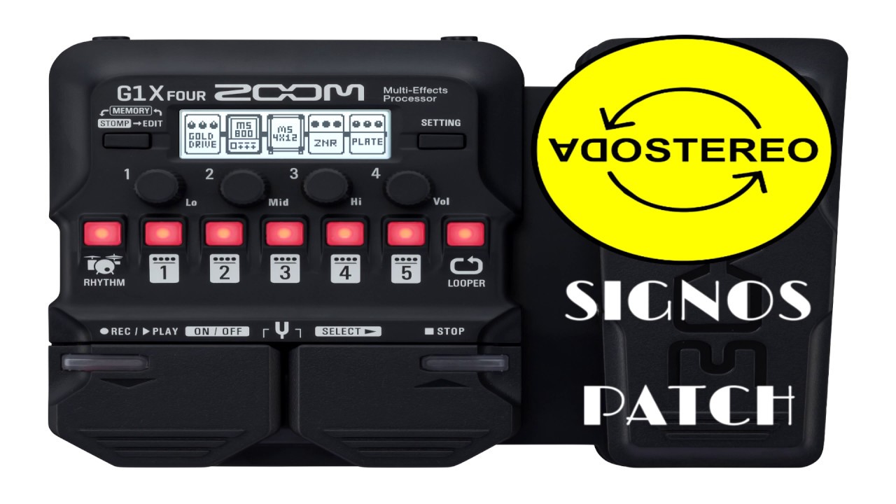 Soda Stereo Patch ZOOM G1/G1X FOUR - G3N/G3XN - G5N