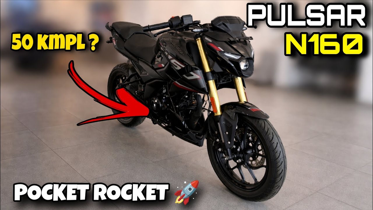 Pulsar N160 Top Model Review 2026 | 50 KMPL? Pocket Rocket 🔥