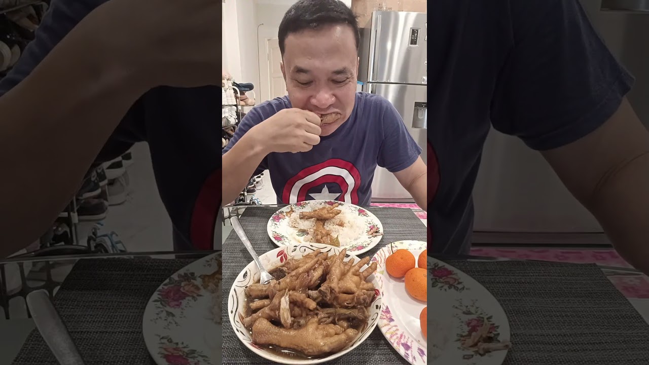 Chicken Feet Adobo 😋 #kanyaman #visitkualalumpur #cooking #adobongpaangmanok