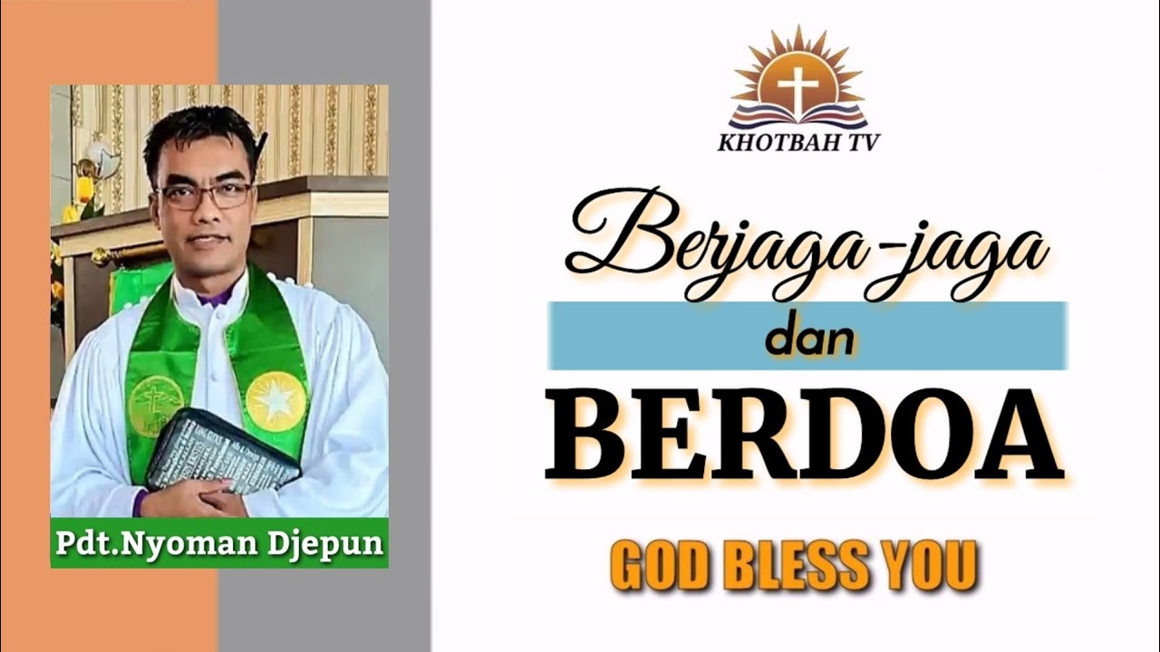 Taman Getsemani - Matius 26:36-46 | Pdt.Nyoman Djepun