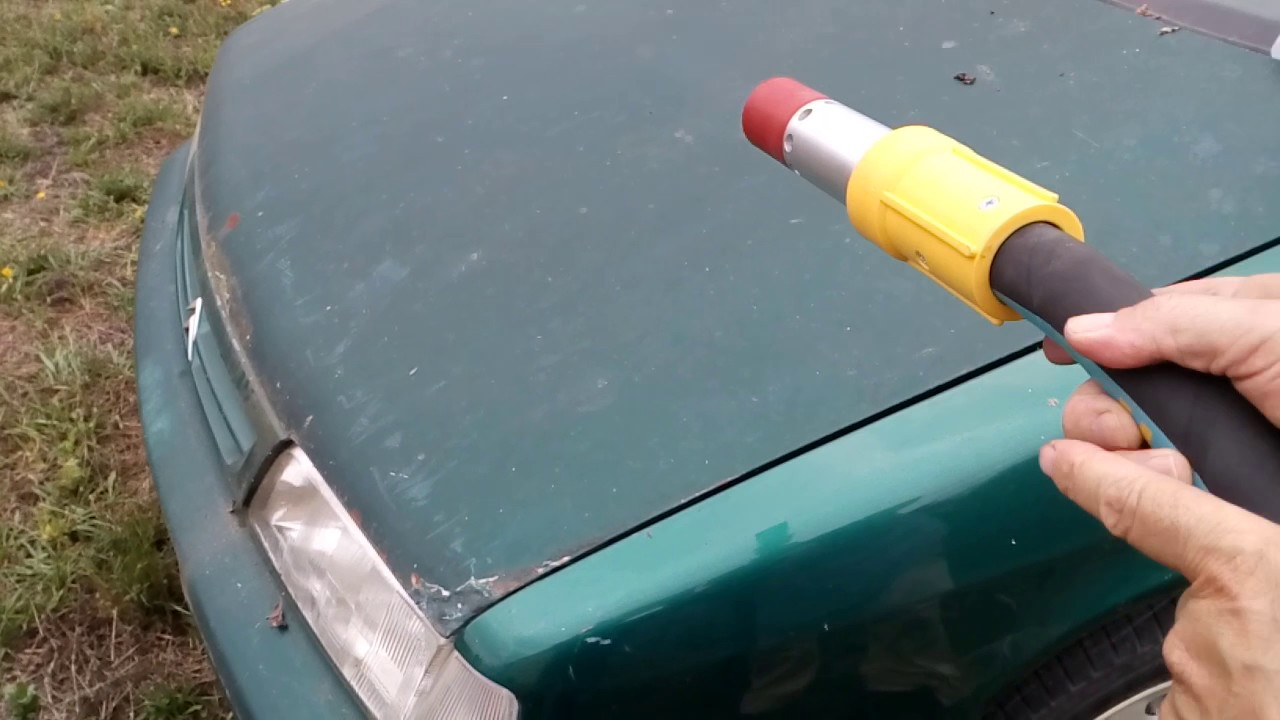 decapage carrosserie avec aerogommeuse N° 35