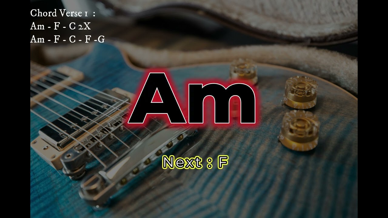 Guitar Backing Track - Slow Rock in Am | Sad Emotional Guitar | Tempo 70 BPM | Key of C