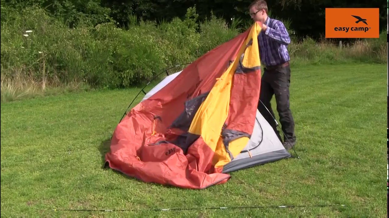 Easy Camp Quasar 200 Tent Pitching Video | Just Add People