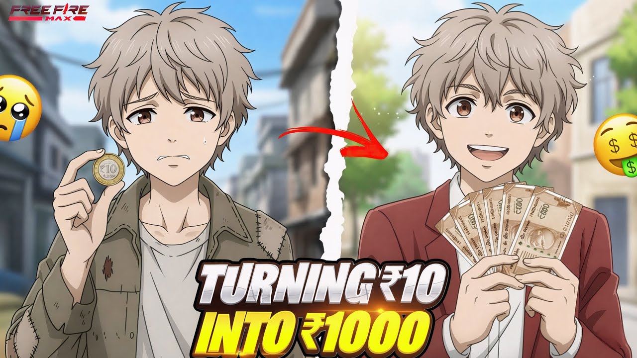 CONVERTING ₹10 INTO ₹1000 BY SOLO TOURNAMENT 🔥🎮