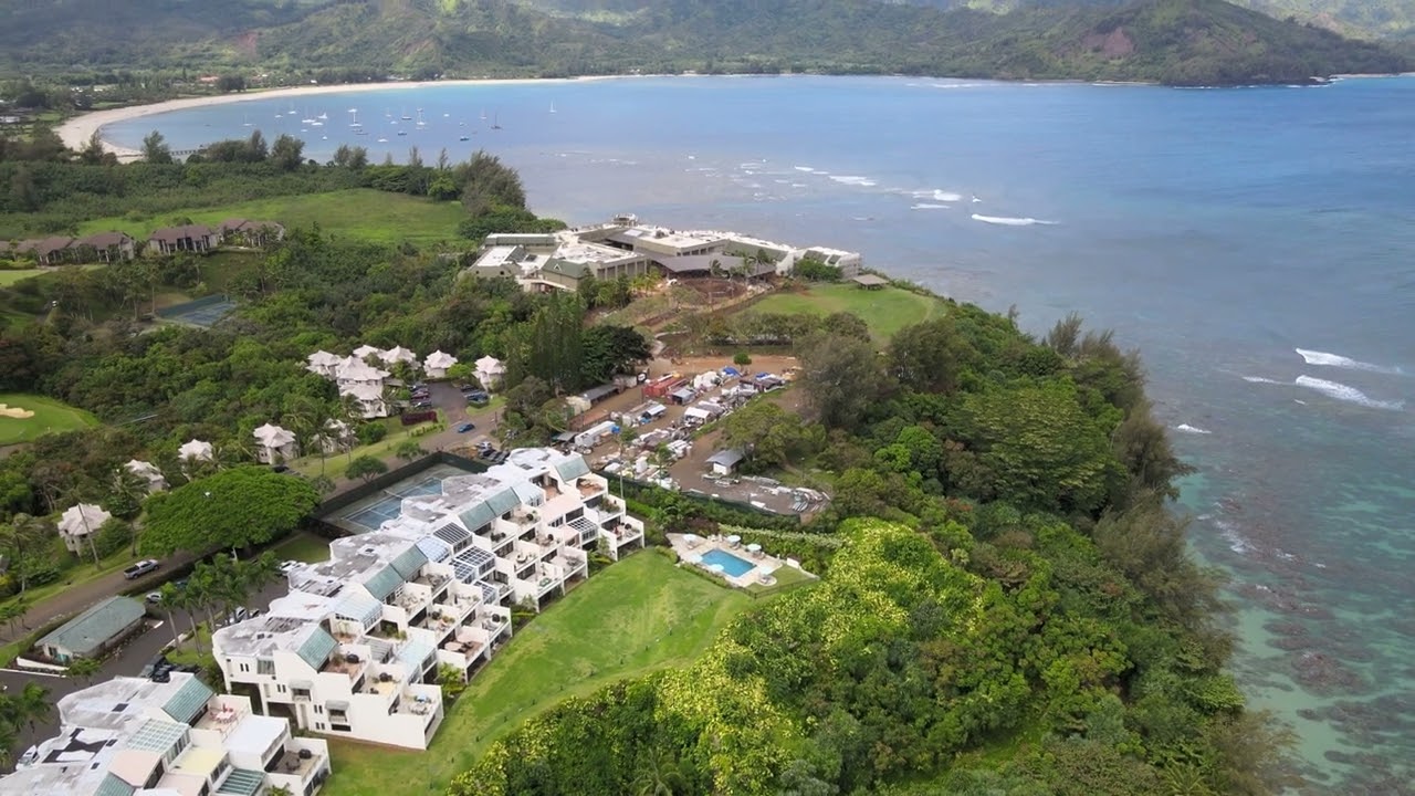 Kauai, Hawaii - Princeville and The Pu'u Poa Resort Area - DJI Mavic Air 2