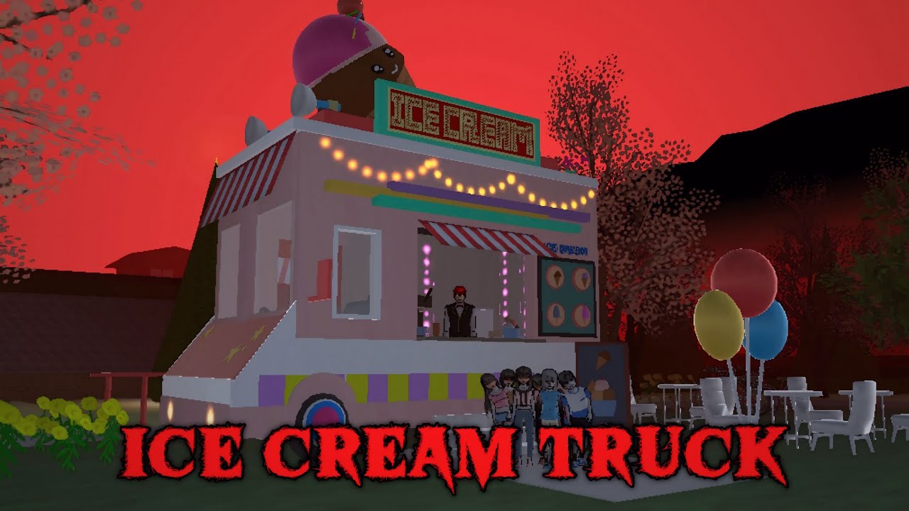 ICE CREAM TRUCK || HORROR MOVIE SAKURA SCHOOL SIMULATOR