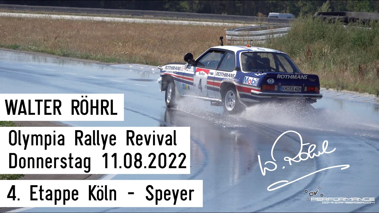 Walter Röhrl Olympia Rallye Revival 2022 Donnerstag 11.08.2022 4. Etappe