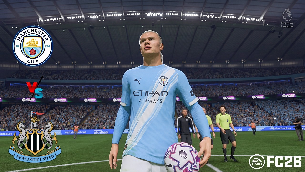 Man City vs Newcastle – Epic Premier League FC 26 Match Gameplay!