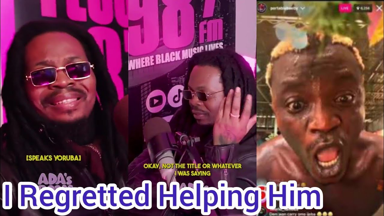 OLAMIDE DISGRACE PORTABLE AS HE REPLY HIM IN AN INTERVIEW AFTER PORTABLE INSULT HIM