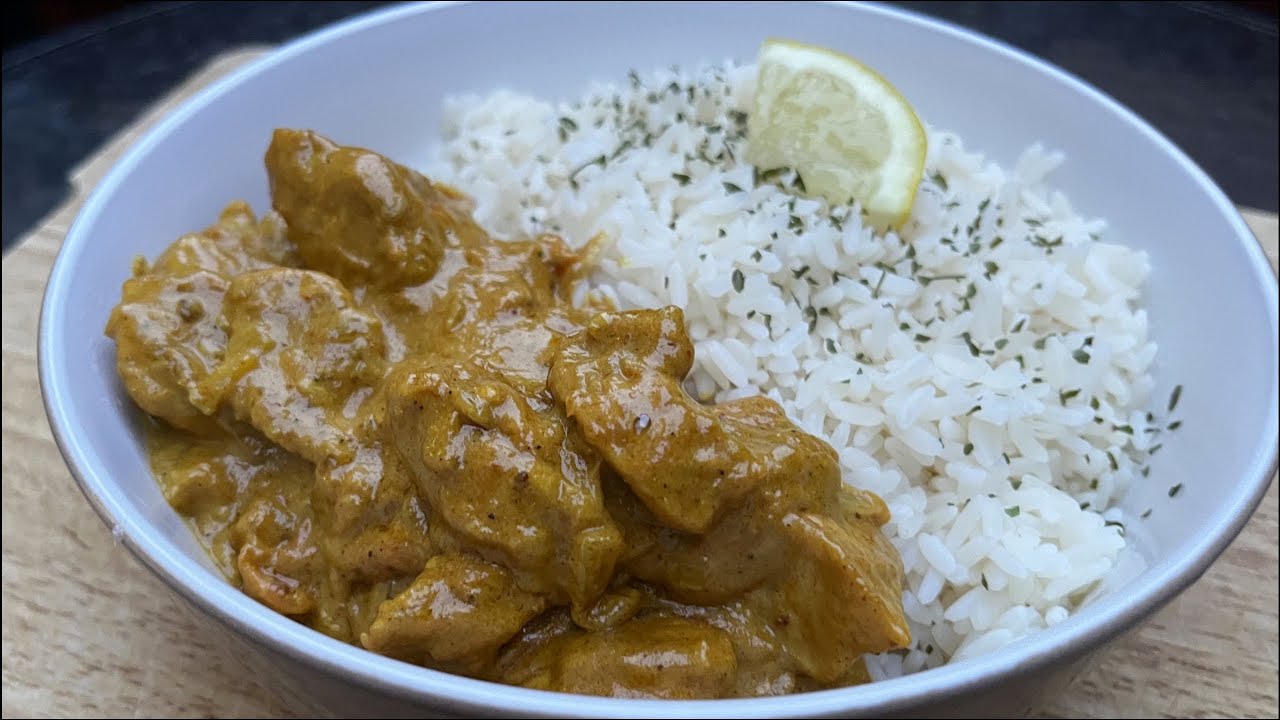 Recept na pravé indické KURACIE CURRY |4K