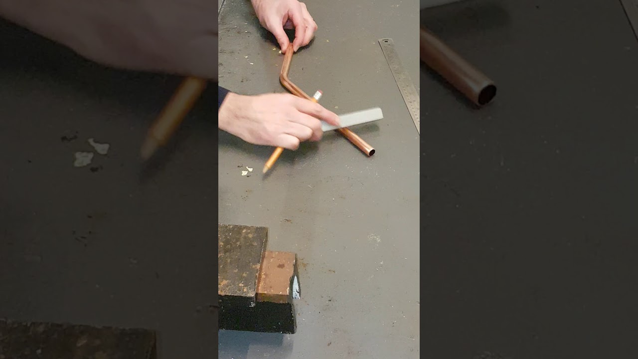 How to pull a perfect offset with 15mm copper pipe