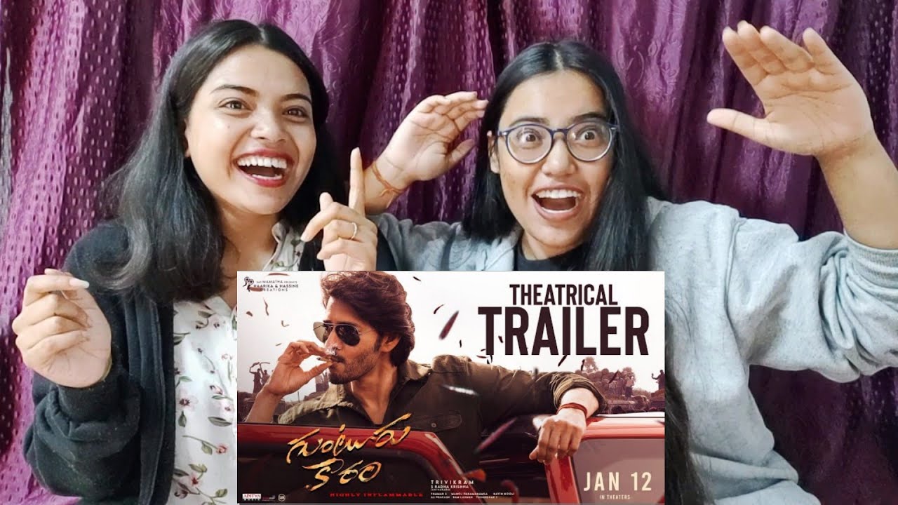 Guntur Kaaram - Theatrical Trailer Reaction |Superstar Mahesh Babu| Thaman S| Trivikram