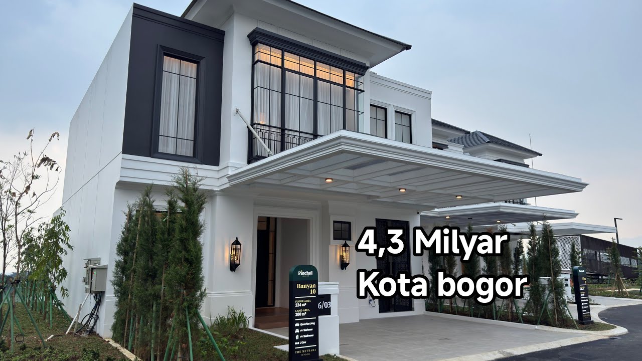 Rumah di Bogor American classic type 10x20 