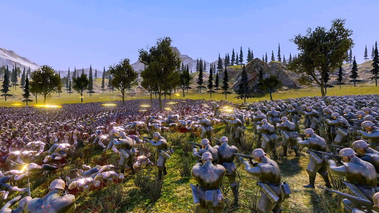 UEBS 2022|15 000 German Woodland Camos VS 20 000 Gondiis | ULTIMATE EPIC BATTLE SIMULATOR 2 | UEBS 2