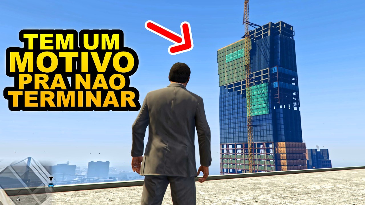 GTA V - A VERDADEIRA HISTORIA DO PREDIO EM CONSTRUCAO