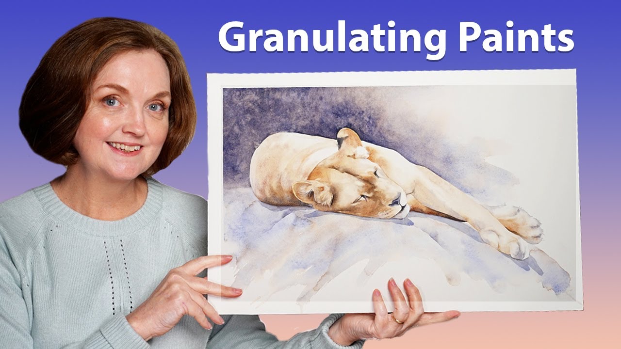 How to use Granulating Paints: Watercolour Tips for Beginners