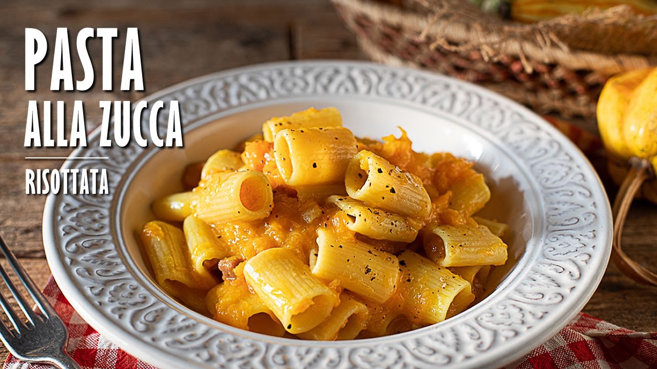 PASTA ALLA ZUCCA RISOTTATA (CREMOSISSIMA senza panna!) fatta in casa | Marianna Pascarella