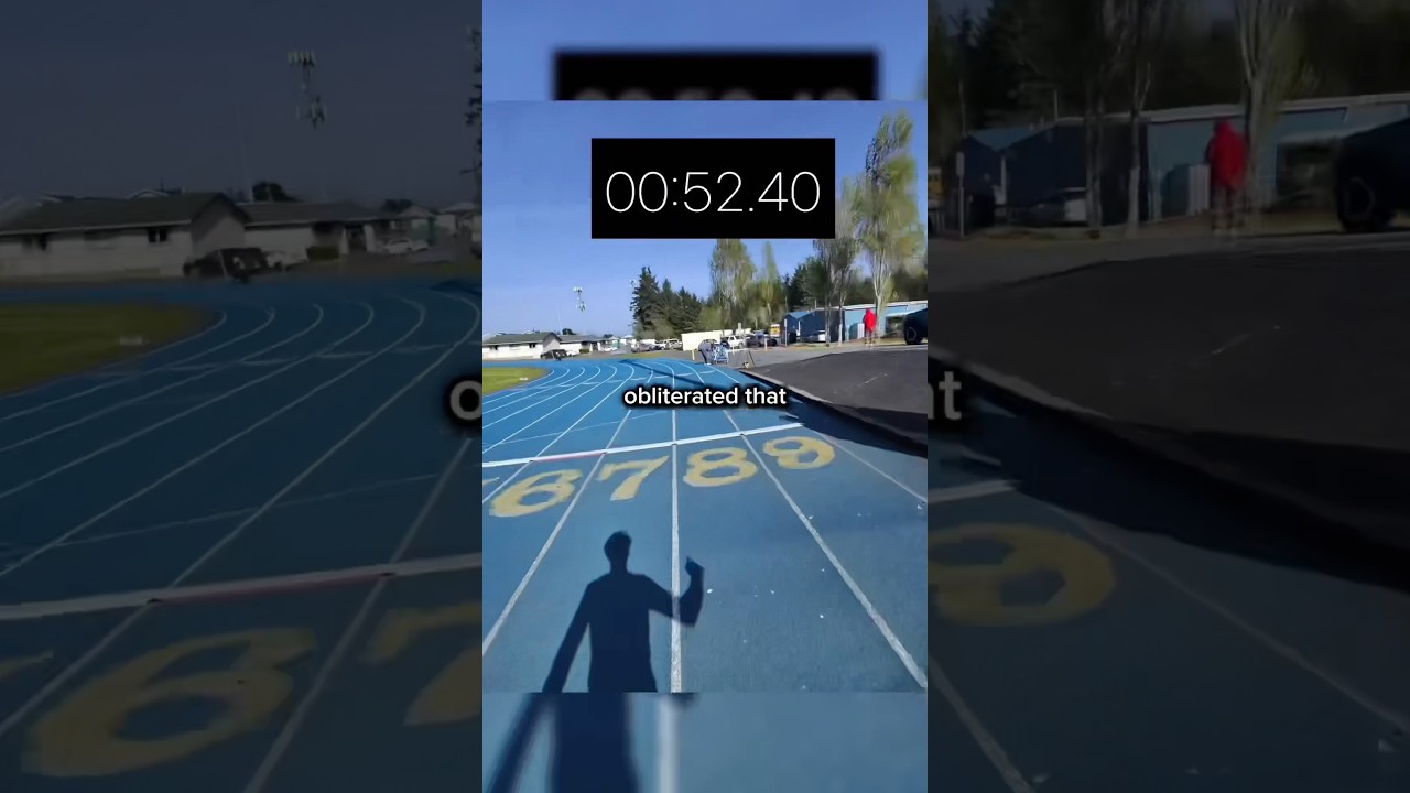 POV 400m Race 🏃&zwj;♂️(highschool track - 53.37)