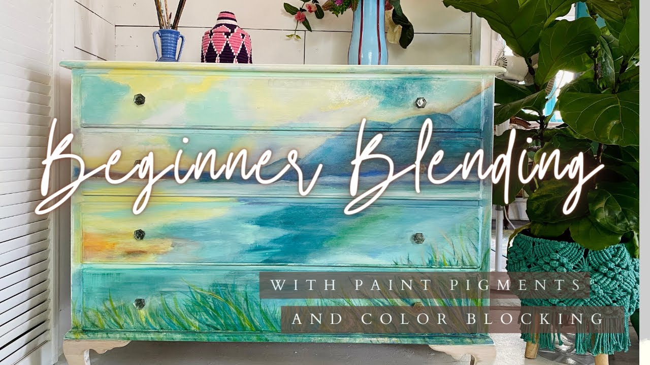 bohemian  Furniture Painting/ Blending  & the time my Furniture Bombed at a Workshop