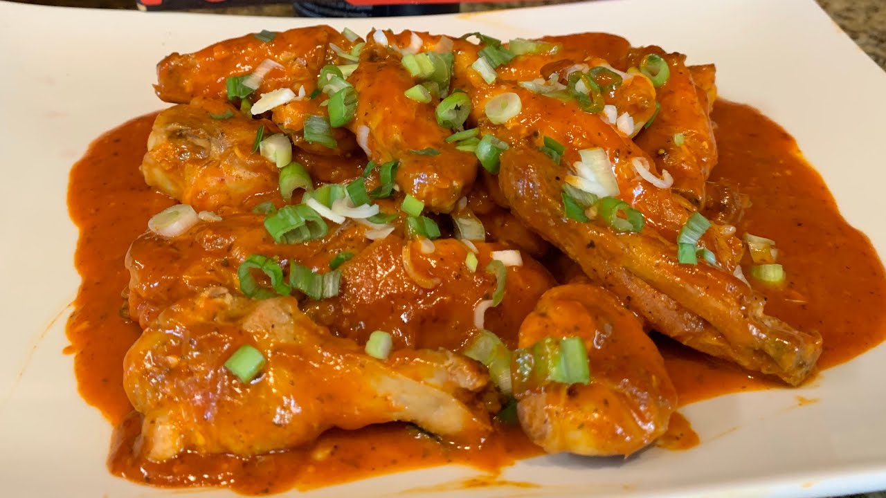 Alitas de Pollo en Salsa Sriracha / Sriracha Chicken Wings
