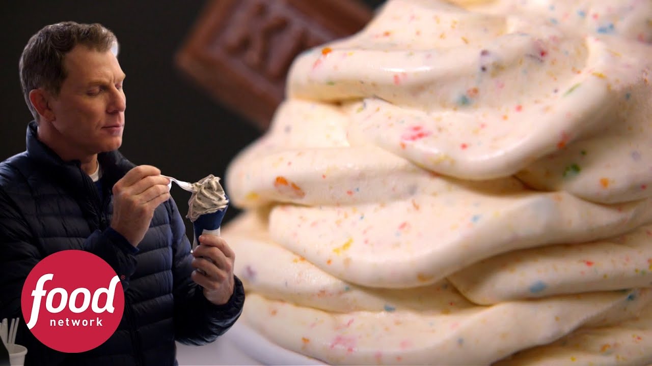 Helados cremosos y conos de maíz azul | Los favoritos de los Flay  | Food Network Latinoamérica