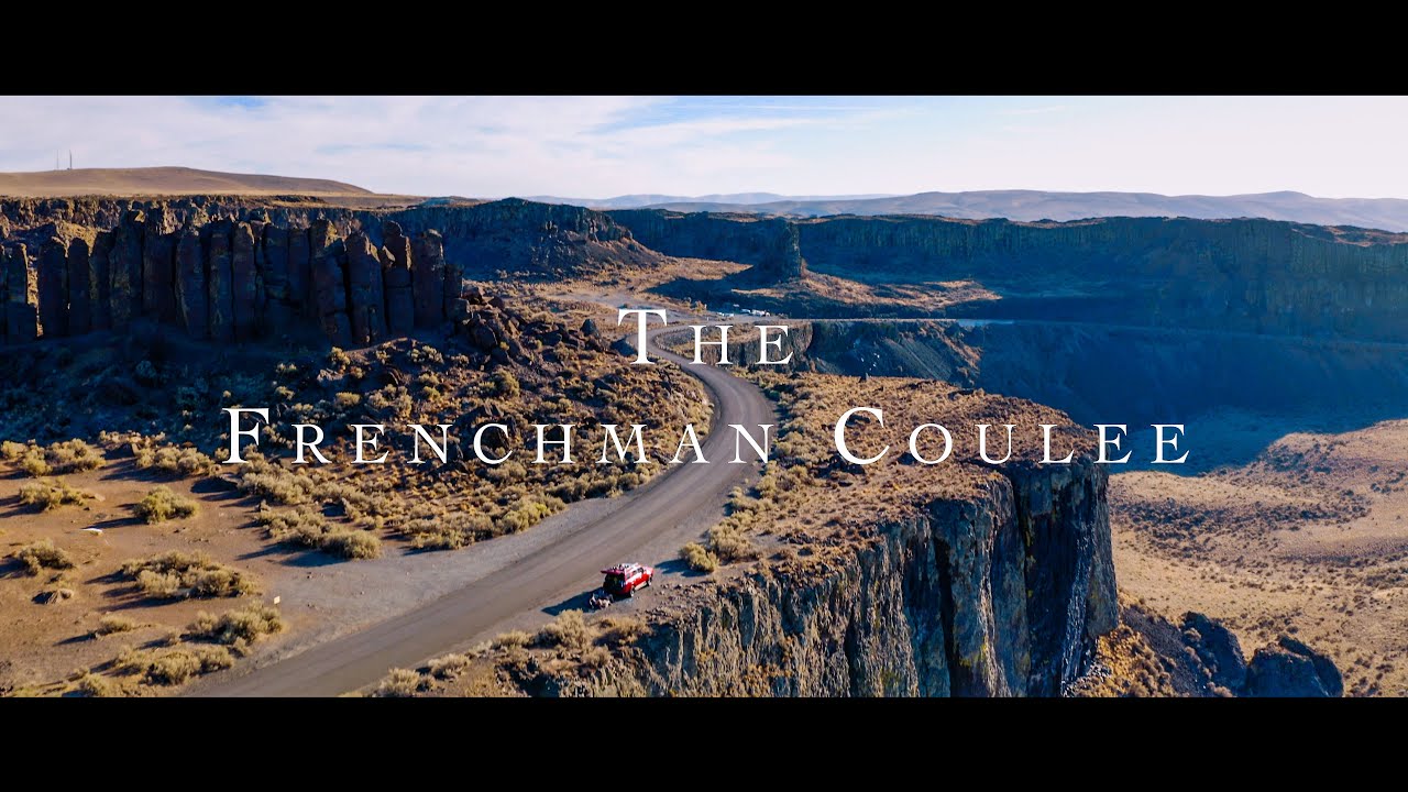 Frenchman Coulee Cinematic Drone 4k