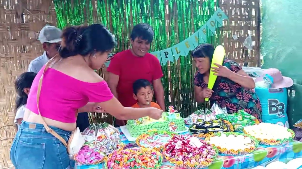 Mateo cumpliendo 5 añitos en Moro Pocos