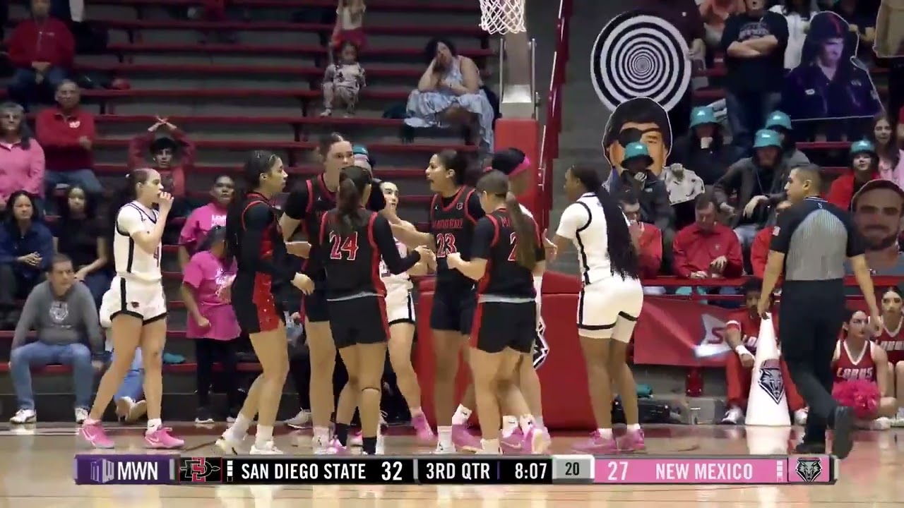 SDSU WOMEN'S HOOPS HIGHLIGHTS: AZTECS 59, NEW MEXICO 46