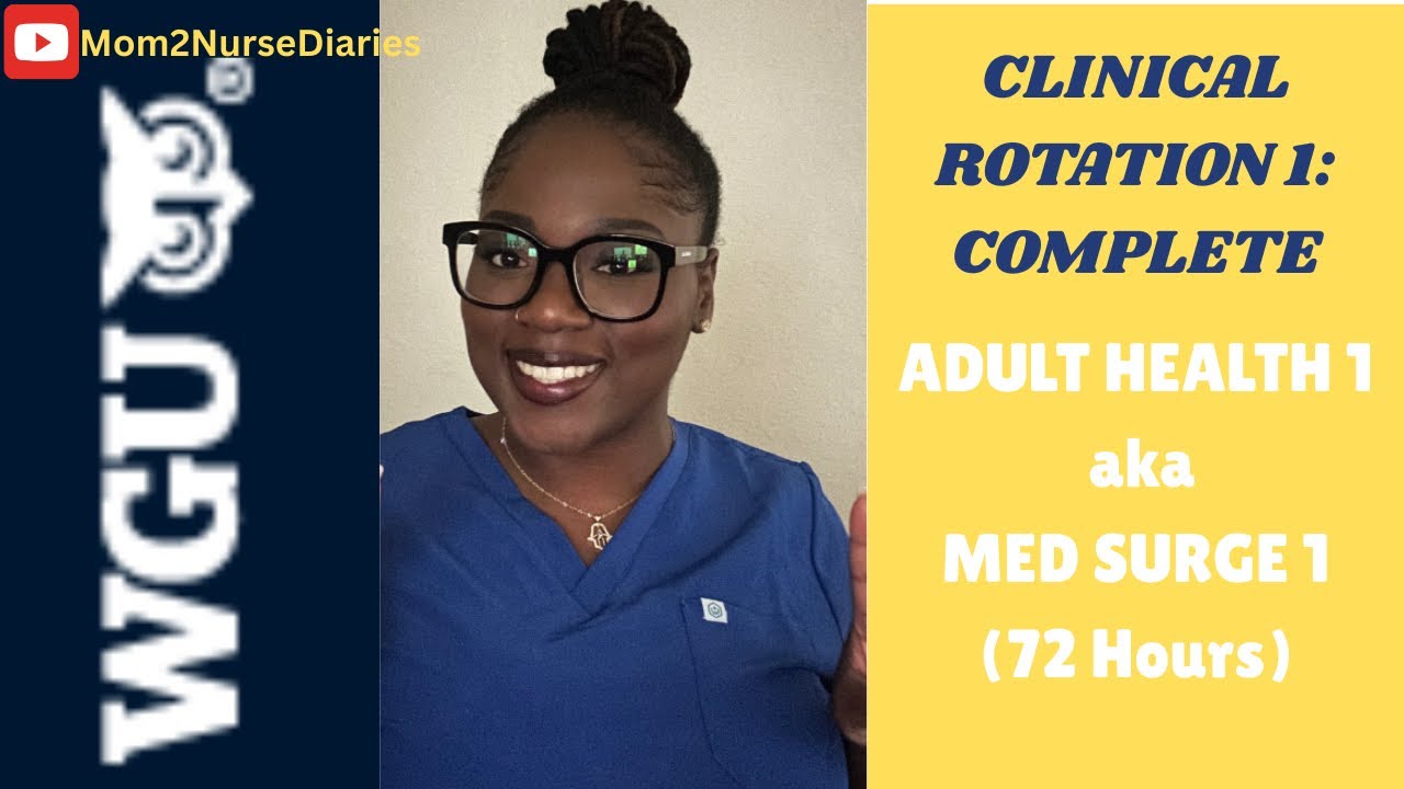 🚨 My First WGU Nursing Clinical Experience | Long-Term Care & Rehab | ADULT HEALTH 1 | MED SURG 1