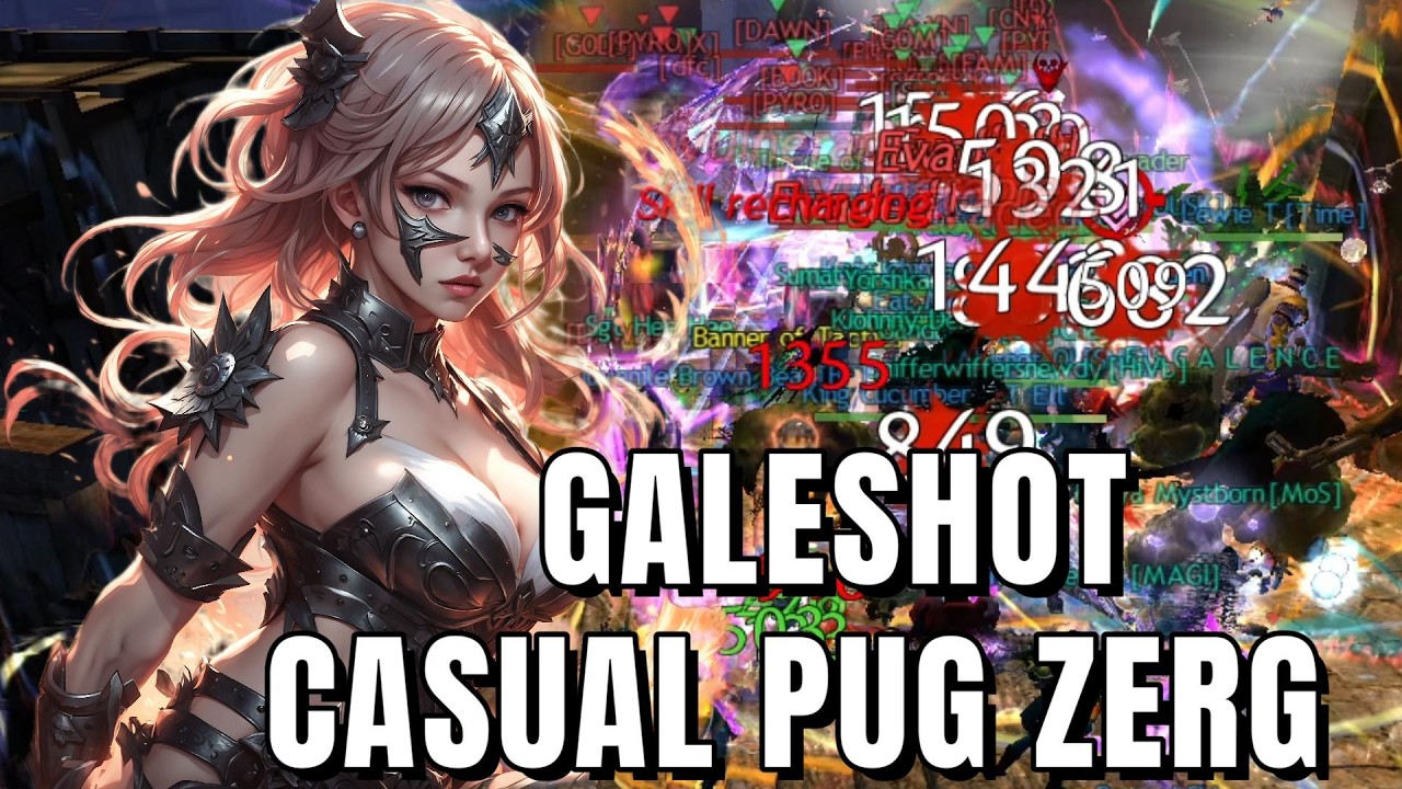 Casual WvW Zerg Action! GALESHOT Pug Run