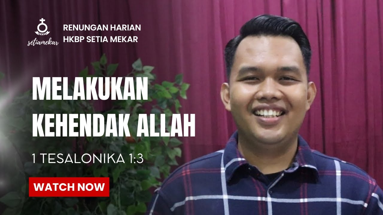 MELAKUKAN KEHENDAK ALLAH - SAMUEL NAPITUPULU S.TH (RENUNGAN HARIAN, 19 FEBRUARI 2026)