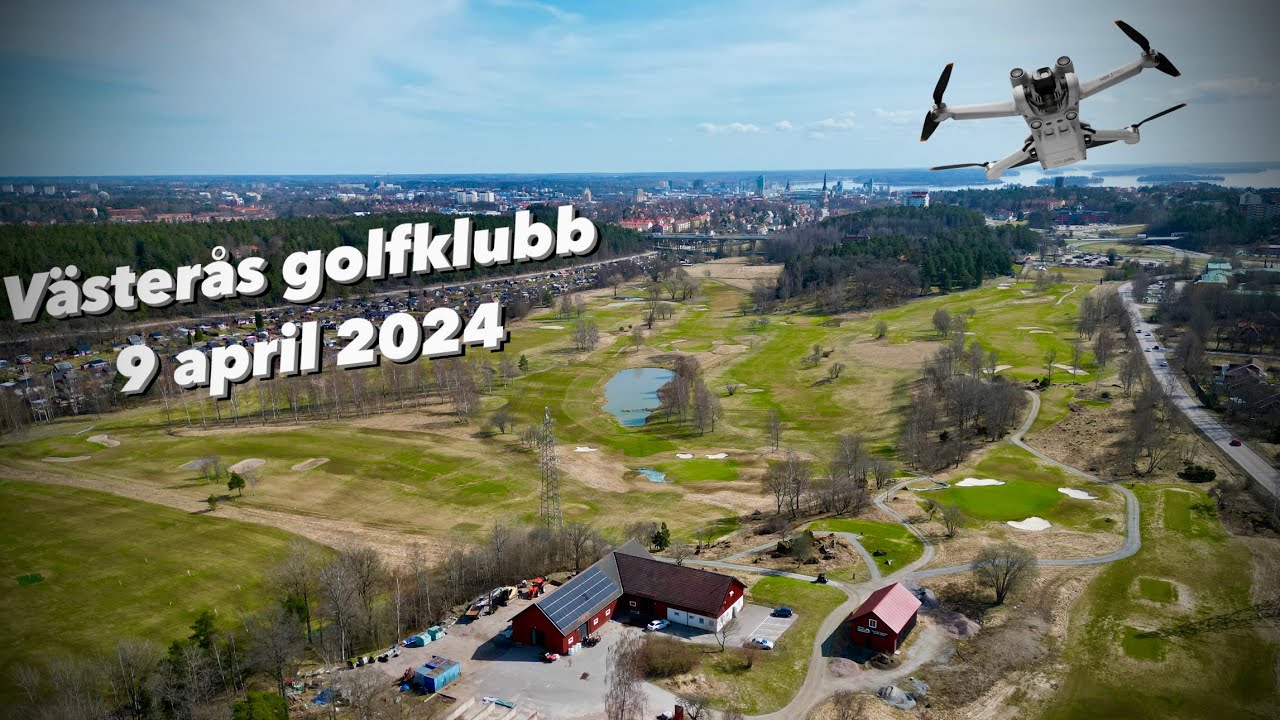 Västerås Golfklubb / Sweden (Drone over all 19 holes) - 9 april 2024