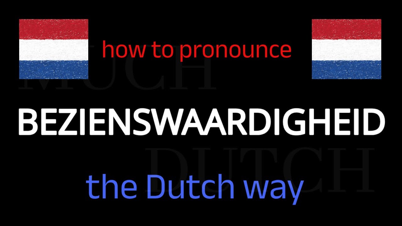 Learn How To Say BEZIENSWAARDIGHEID (Attraction/Landmark) in Dutch in Seconds!