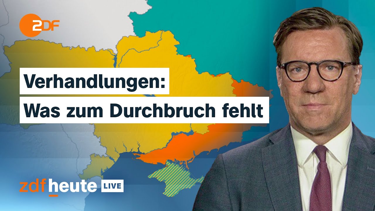 Ukraine-Gespräche in Abu Dhabi: Gefangenenaustausch, Militärdialog, kein Kriegsende | ZDFheute live