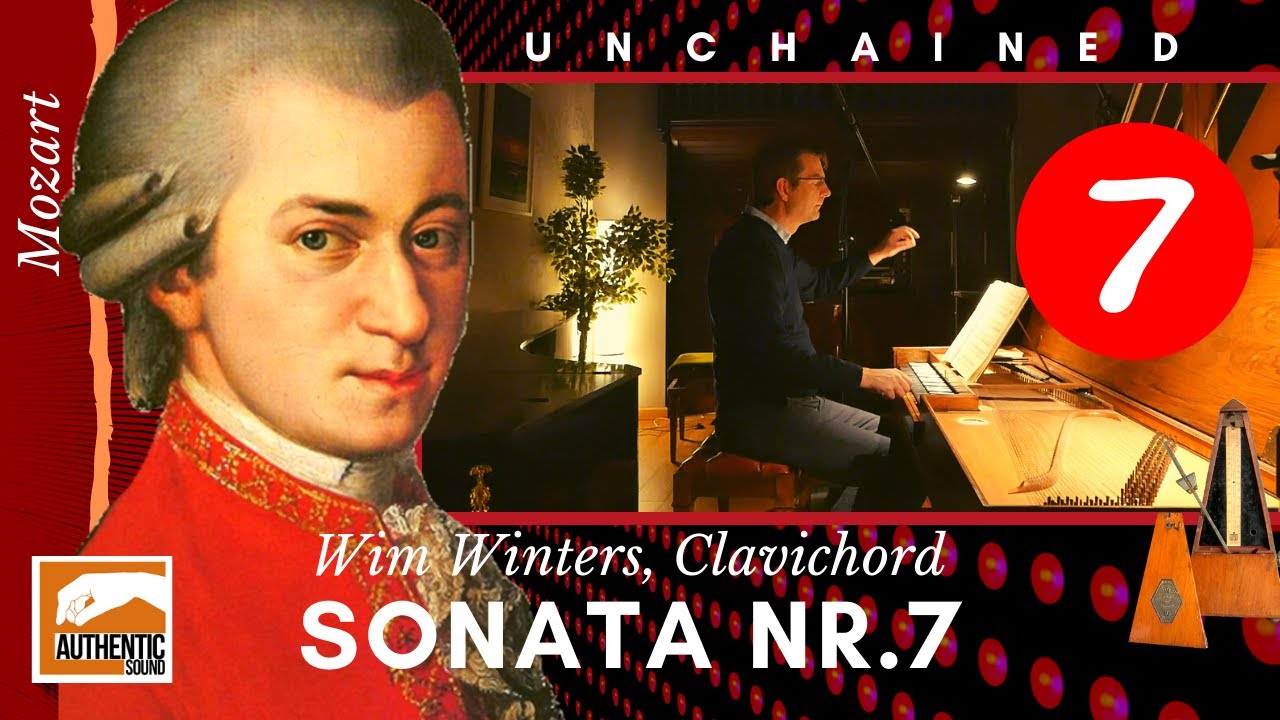 W.A.Mozart : Sonata n°7 in C Major, KV 309  on Clavichord - Historical Tempo Reconstruction