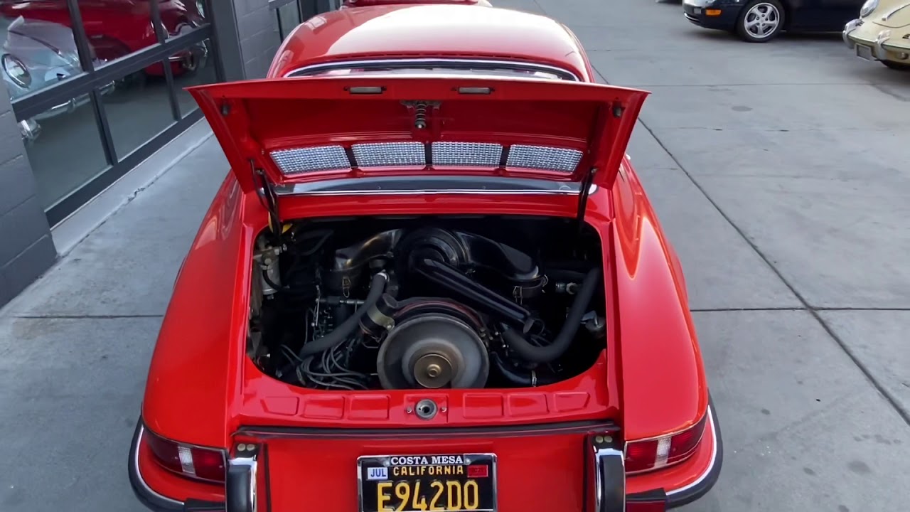 1970 Porsche 911S Coupe Tangerine - European Collectibles