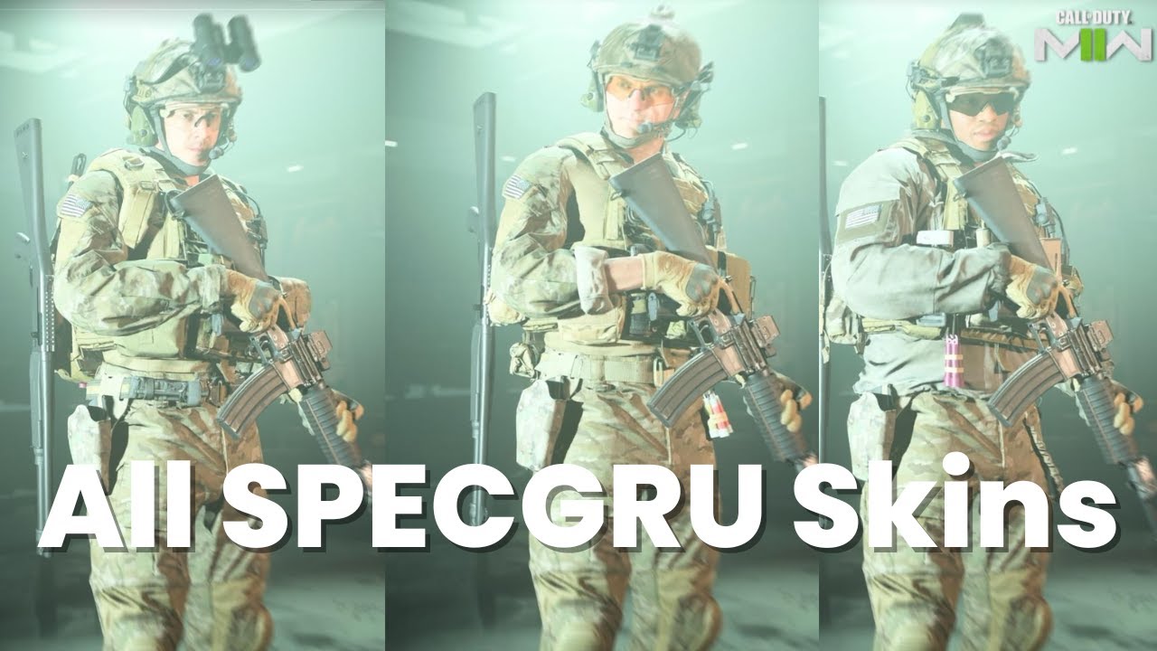 Modern Warfare 2 Beta Mil-Sim All SPECGRU American Operator Skins (Rangers) (MW2)