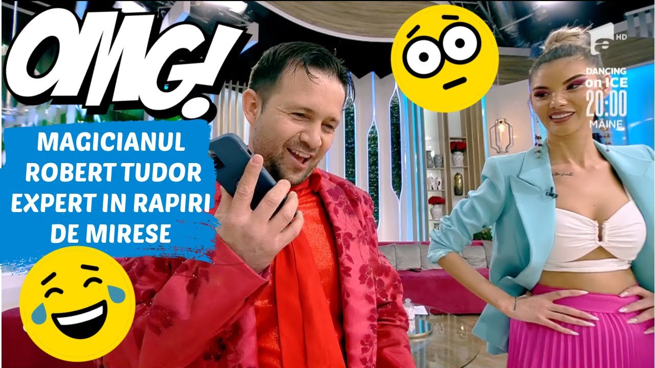 MAGICIANUL ROBERT TUDOR EXPERT IN RAPIRI DE MIRESE LA NEATZA CU RAZVAN SI DANI