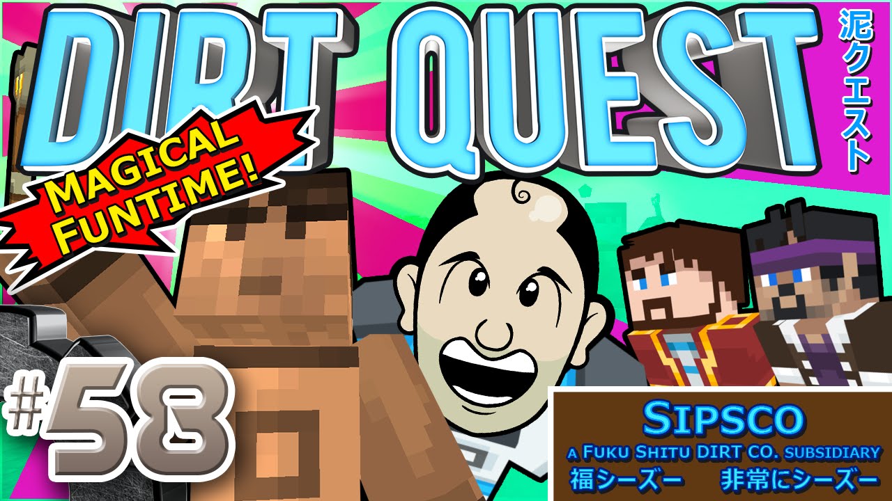 Minecraft - DirtQuest #58 - Dick Ass-Man (Yogscast Complete Mod Pack)