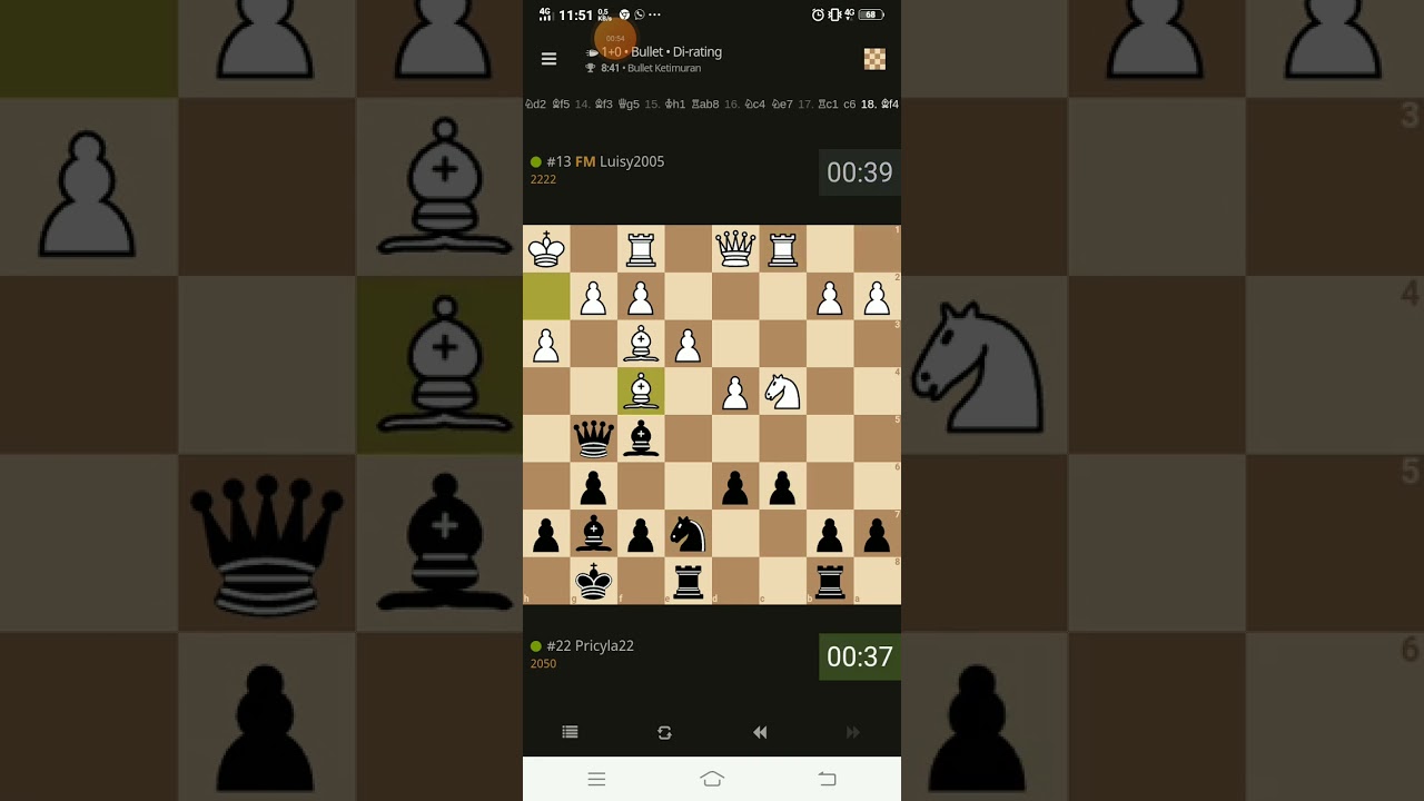 PEMILIK YT CATUR KILAT 1991 VS MASTER FIDE ( FM ) #chess #caturviral #caturkilat