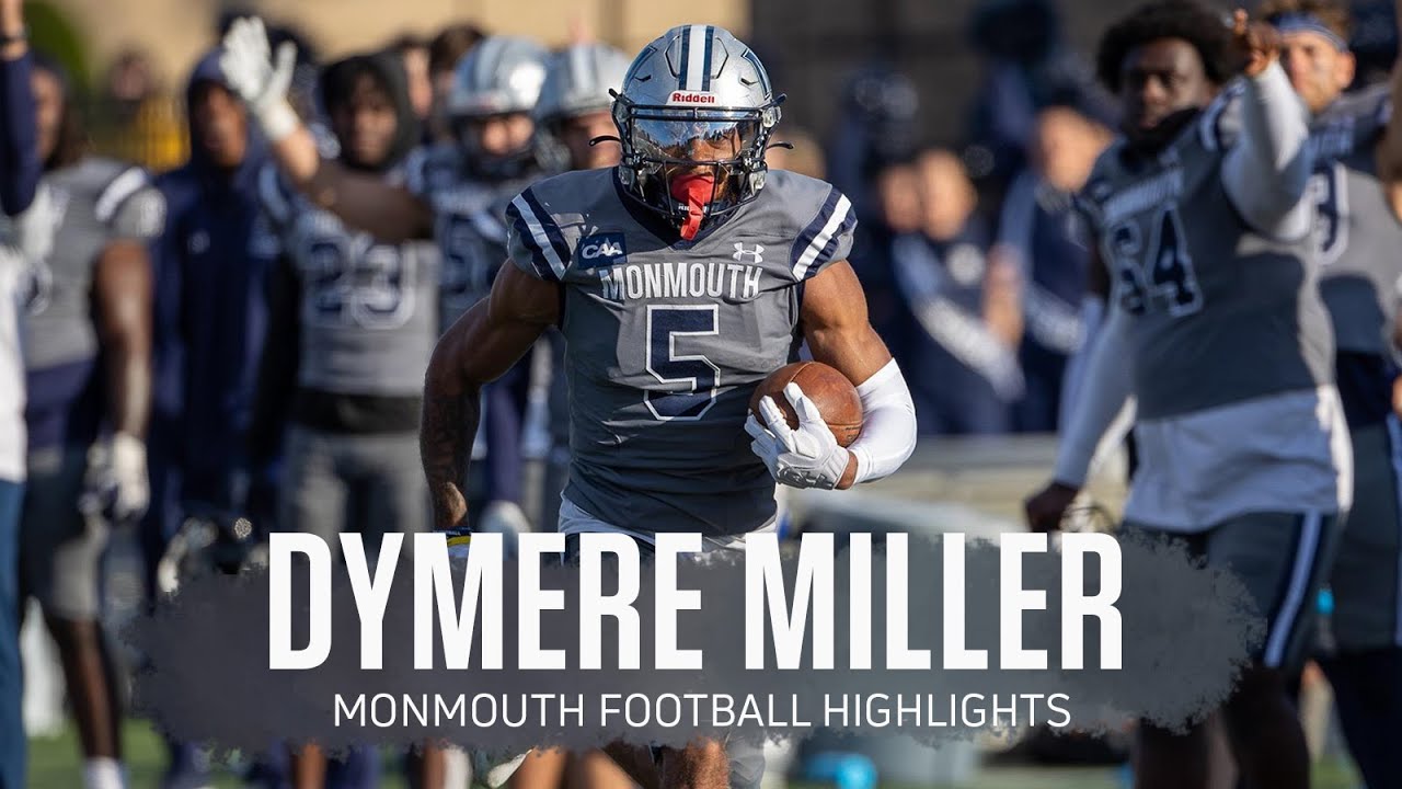 Dymere Miller Monmouth Football Highlights | 2022 - 2023 CAA Football
