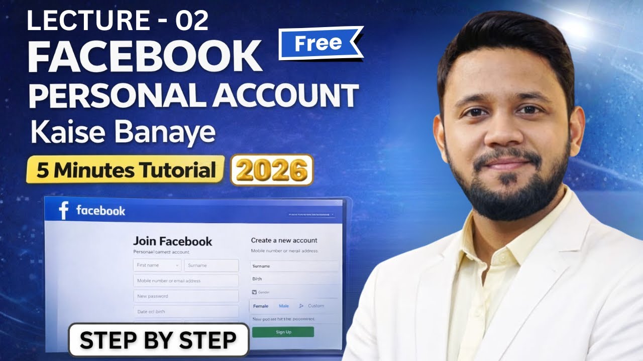 How to Create Facebook Personal Account for Real Estate | Facebook Account Kaise Banaye 2026 Hindi