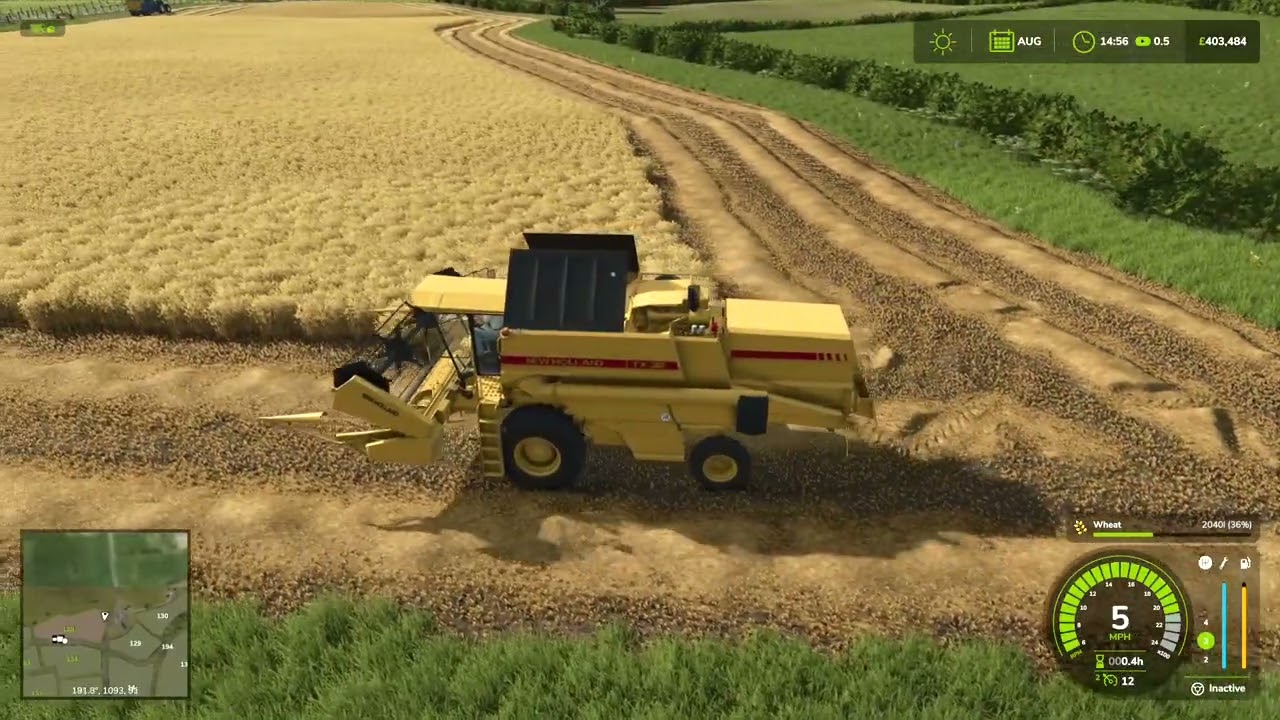 FS25 FIELDS OF TYRONE #51 | SLOW GOING, BUT WE'LL GET THERE! | HARVESTING PART 3