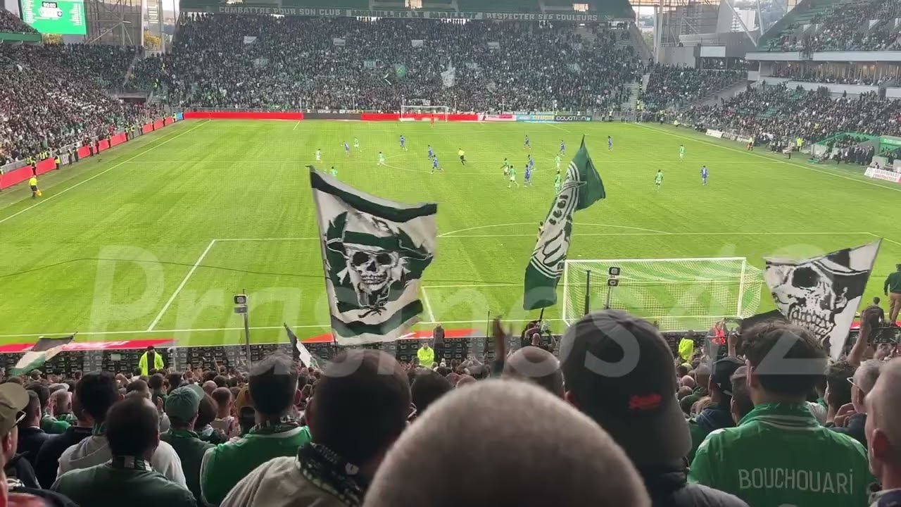 Ambiance ASSE-AUXERRE 3-1 Kop Nord Magic Fans